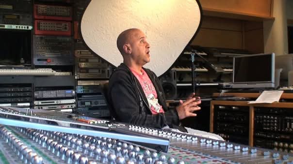 Robert "Bobby" Brooks at the studio console